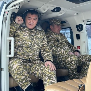 Камчыбек Ташиев на вертолете облетит три области