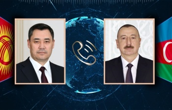 Садыр Жапаров   по телефону поздравил  Ильхама Алиева с днем рождения