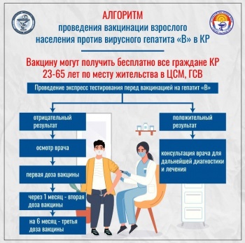 В Кыргызстане проходит вакцинация населения против гепатита В