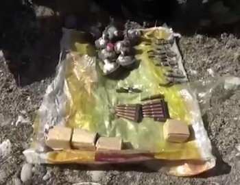 В Ошской области выявлен "схрон" боеприпасов и взрывчатых веществ