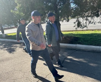 Президент Садыр Жапаров посетил воинскую часть в селе Кой-Таш