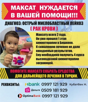Срочная помощь нужна двухлетнему Максату